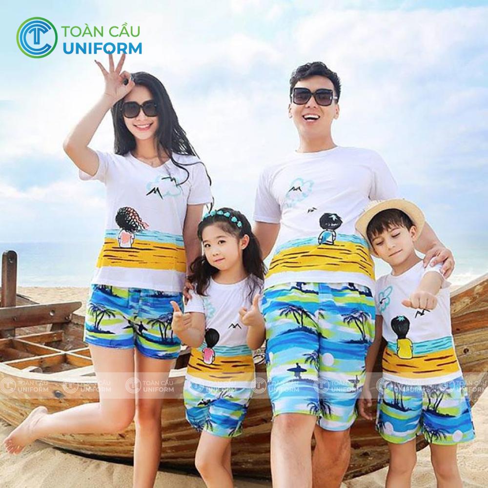 áo đi biển nhóm