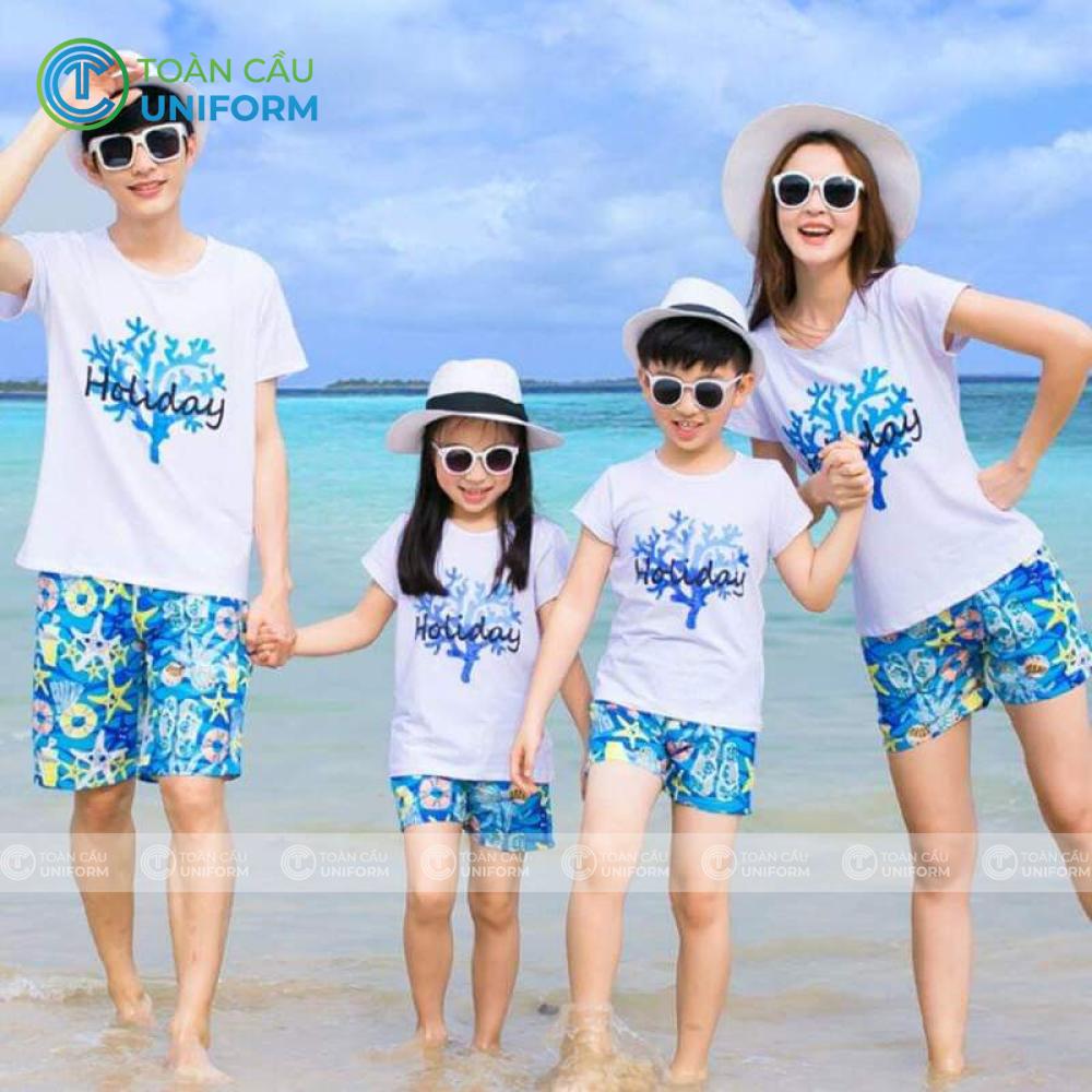 áo đi biển nhóm